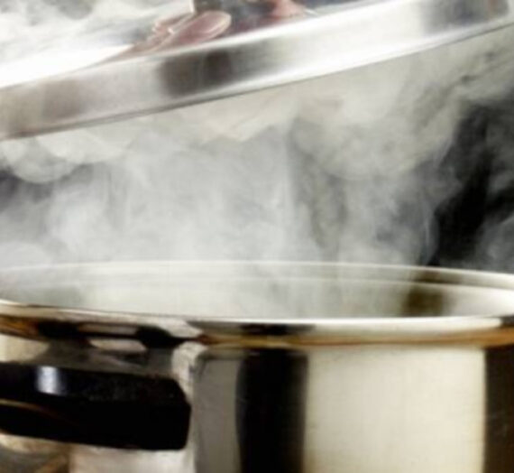 El vapor de la olla